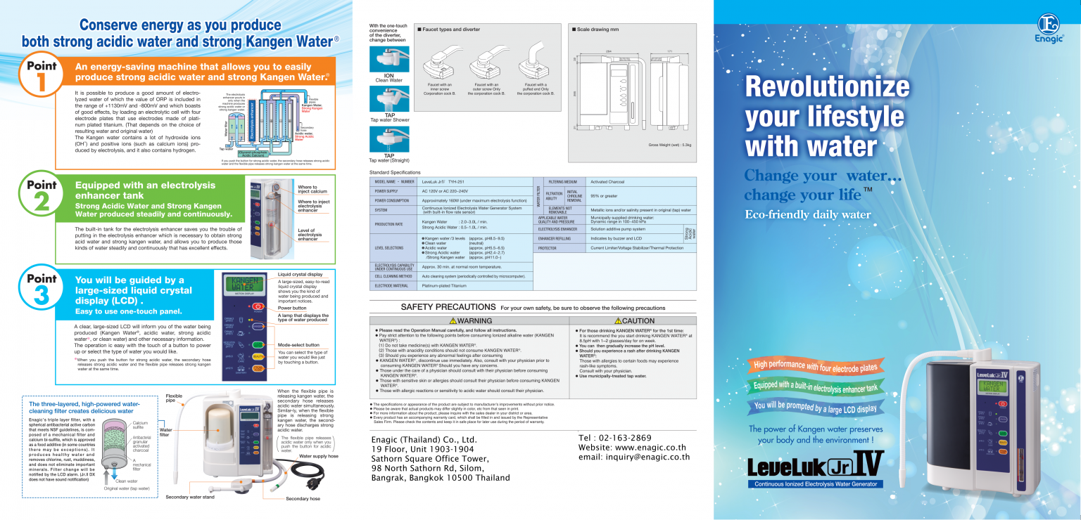 Product Catalog Enagic® Thailand